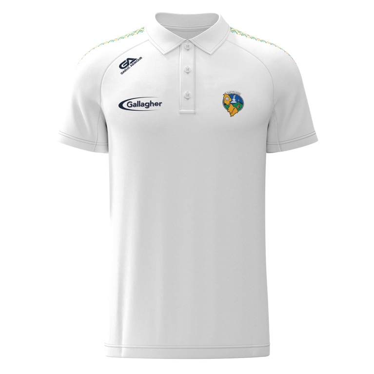 Dual Solid Colour Polo : White